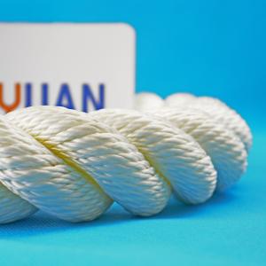 3 Strand Polyproplene / Polyester / Nylon Twisted Marine Mooring Rope