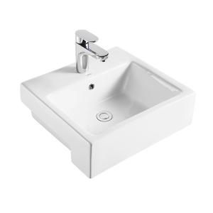 Buy cheap Semi Recessed Counter Top Basin 500x465x190mm With Overflow from wholesalers