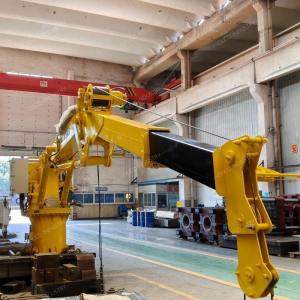 Buy cheap 1.7T 8.3M Knuckle Boom Telescopic Marine Crane from wholesalers