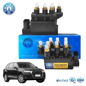 China 4M0616013A 4M0816702 4M0816101F Air Suspension Compressor Valve Block For Audi Q7 4M Touareg Cayenne 9Y Bentayga 2017- on sale