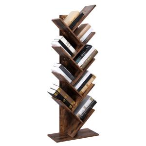 Buy cheap Unique Design Bookshelf for Sale, Wooden Book Storage Shelf, Rustic Bookcase, Home Office Book Tree, LBC11BX from wholesalers