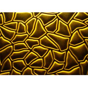 Solid Structure Artistic Glass Tile , 300X300MM Dynamic Patterned Laminated