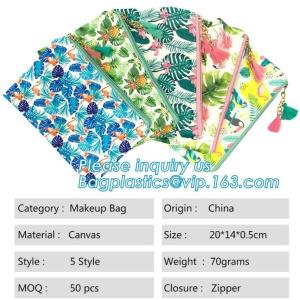 Buy cheap custom logo 12oz canvas cotton cosmetic pouch,China Factory Wholesale Fashion Canvas Zipper Pouch For Cosmetics sacket from wholesalers