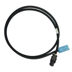 HSD 4 Pin Black Connector To Auto LVDS GVIF Extension Cord Adapter For HONDA