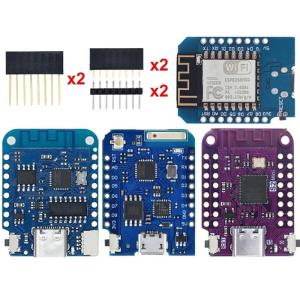 Buy cheap ESP8266 CH340G Development Board Based WeMos D1 Mini Pro V3.0 NodeMcu 4MB/16MB Bytes Lua WIFI Internet Of Things from wholesalers