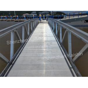 Buy cheap Durable Marina Floating Aluminum Gangways 300kgs/sqm Loading Capacity from wholesalers
