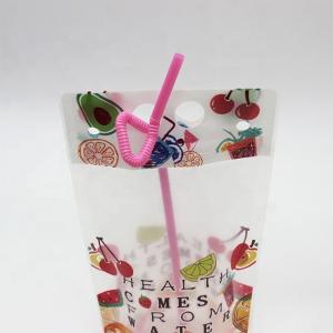 Buy cheap Transparent ISO9001 Liquid Spout Pouch 100 Microns ziplockk Drink Pouches from wholesalers