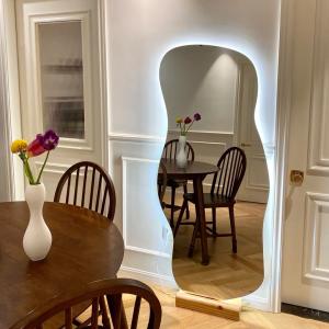 Buy cheap Asymmetrical Backlit Tall Lighted Mirror Floor Length Custom from wholesalers