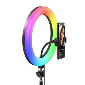 Buy cheap 26cm 2800K Ring Supplementary Lamp , Standing Ring Light With Phone Holder from wholesalers