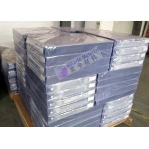 Buy cheap Transparent Glossy 1.0mm Bank Card PVC Coated Overlay from wholesalers