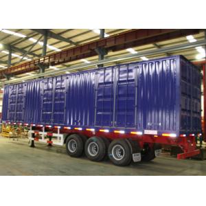 Buy cheap 50ft Enclosed Steel Dry Freight Box Trailer Dry Freight Van With Three Axles from wholesalers