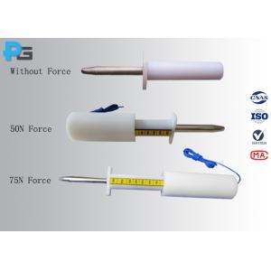 China IEC61032 Rigid Finger Test Probe 11 Customized Insulating Material With 50N/75N Force on sale