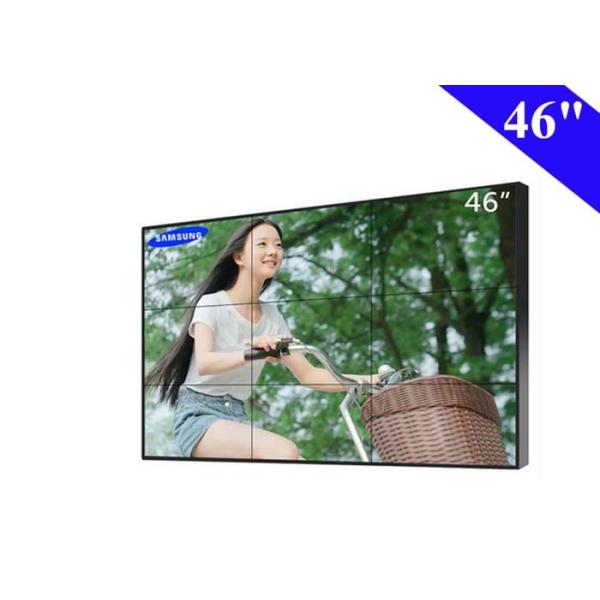 Quality 46 inch narrow bezel 8mm LCD video wall with LED backlight for chain stores for sale