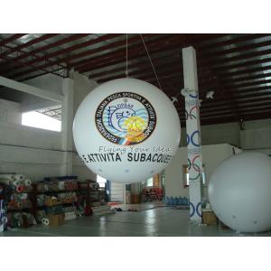 Buy cheap Customized Inflatable Fireproof advertising helium balloons with UV protected printing from wholesalers