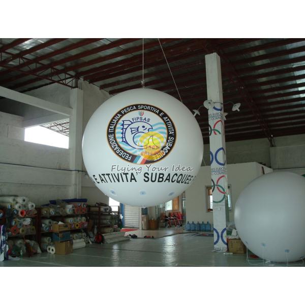 Quality Customized Inflatable Fireproof advertising helium balloons with UV protected printing for sale