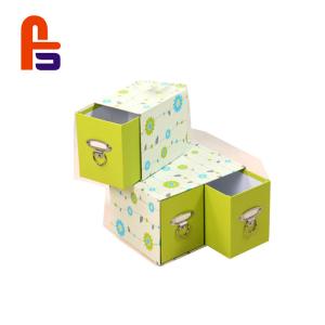 Buy cheap Beautiful Patterns Clothes  Drawer Style With Large Capacity Cardboard Shoe Storage Boxes from wholesalers