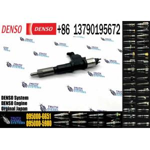 Buy cheap Original Denso Engine Common Rail Fuel Injector 095000-6650 Compatible with Isuzu Diesel Engine 4HK1 6HK1 from wholesalers