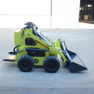 Mini Skid Steer Loader With Backhoe and Rotating Screening Bucket for Various