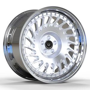 Buy cheap Ferrari Custom 20 Inch Polish 5 X 114.3 2 Piece Forged Wheels Polished from wholesalers