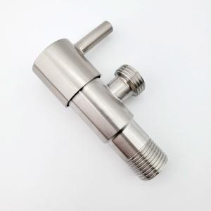 CE Single Way Stainless Steel Angle Stops Plated Brush Finishing