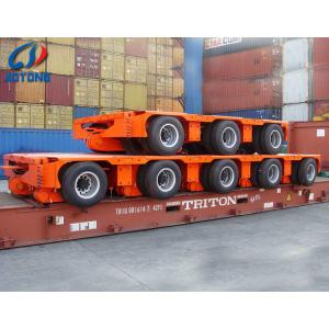 Over Heavy Duty Steel Multi Hydraulic Gooseneck Steering Axis Modular Lowbed