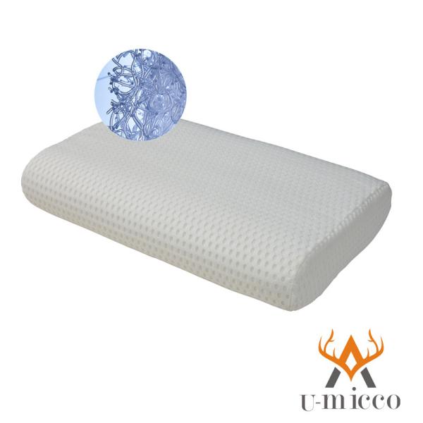 Quality U-micco POE Pillow With 3D Mesh Cover Anti-bacterial Healthy Pillow for sale