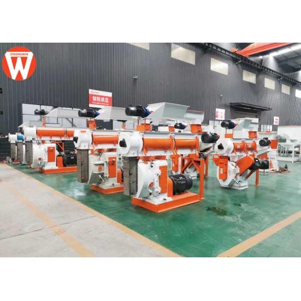 Quality 55KW Ring Die Animal Livestock Feed Pellet Machine 6T/H for sale