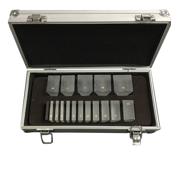 Quality 17pcs Glass K9 Ophthalmic Optical Prism Set With Aluminium Case for sale