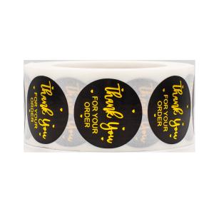 Buy cheap Customized Thank You Stickers Transparency 1.5 Inch Round Stickers from wholesalers