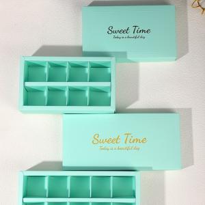 Custom Macaron Gift Box Set - Glossy Matte Laminated Cardboard