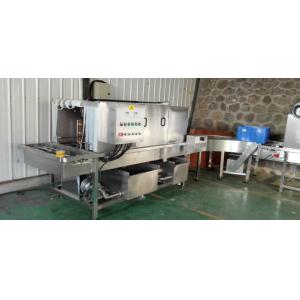 Buy cheap Crate Washing Machine Fruit Canning Equipment Stable Operation For Disinfection from wholesalers