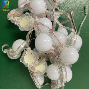 Buy cheap 50mm Diameter Circular Cover LED Pixel Light SPI Dual Signal Breakpoint Resume 1.68w RGB LED Point Light Source Entertainment from wholesalers