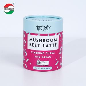 Custom Design Food Grade Tea Container Packaging Recyclable Material Luxury