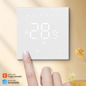 Buy cheap Tuya Wifi Smart Thermostat Switch Electric Water Floor Heating Wall Hanging Furnace Switch 3A Touch / Mobile APP/ Voice Control Compatible with Alexa from wholesalers