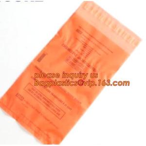 Biohazard Specimen Bag with Document Pouch, Industrial waste disposal,