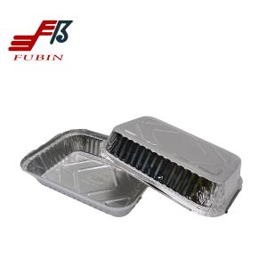 Buy cheap Embossed Rectangular Foil Pan 8011 Foil Disposable Food Containers from wholesalers