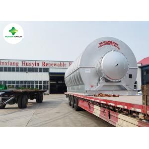 Buy cheap 10 Ton Plastic Tire Pyrolysis Oil System Waste Tyre Recycling To Diesel Fuel from wholesalers