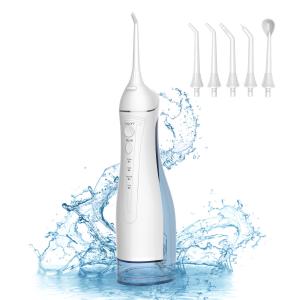 Buy cheap Electric Water Flosser Portable Rechargeable 300ml Teeth Cleaner Waterproof from wholesalers
