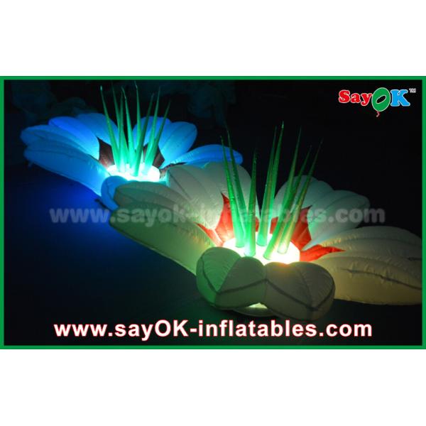 Wedding Stage Decoration Inflatable Lighting Flower Inflable Musical Festival Decoration Backdrop Flowers