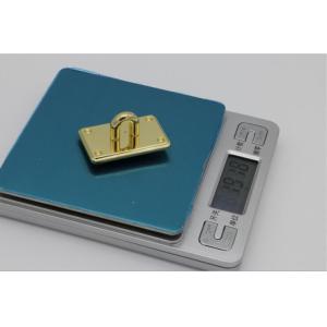 Buy cheap 2019 China Handbag Metal Accessories Light Gold Rectangle Clip Turn Lock For Wholesale from wholesalers