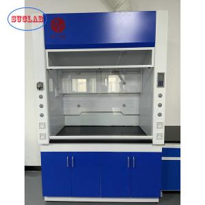 Buy cheap Dark Blue Laboratory Fume Hood With Lower Noise Blower For Ventilation System from wholesalers