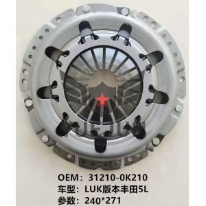 China 31210-0K210 31210-0K020 31210-0K420 31210-0K400，SIZE： 240*150*270 Engine：DYNA 150 Platform/Chassis (LY_) 2.4 D (LY60) 2L 3L 5L  FOR TOYOTA CLUTCH KIT on sale