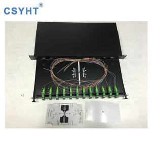 Buy cheap Cold Roll Steel 24fibers ODF 19 Sliding Patch Panel FTTB from wholesalers