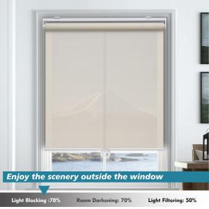 Waterproof Polyester Home Window Roller Blinds Textile Sunscreen Fabric