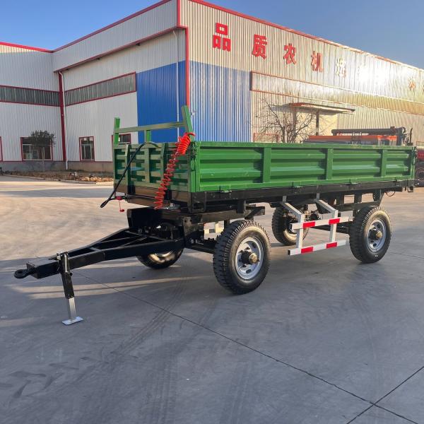 Quality Hydraulic Dump Farm Trailer Customized 3t 4t 5t 6t 7t 8t For Tractor for sale