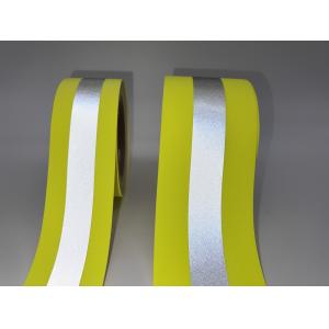 Buy cheap Fluorescent Color Fire Resistant Reflective Fabric Tape Applied To Fire Protection from wholesalers