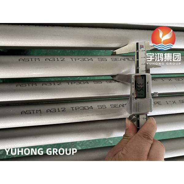 Buy cheap ASTM A312 Stainless Steel Polished Pipe TP304 ISO 9001 Approved from wholesalers