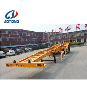 Buy cheap Custom's Requirement 3 Axles 53ft Skeletal Trailer for 20ft 40ft 45ft Container from wholesalers