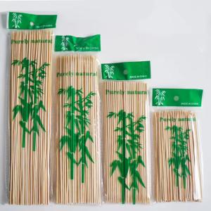Buy cheap Custom Disposable Bamboo Skewers Compostable Versatile Use Heat Resistance from wholesalers