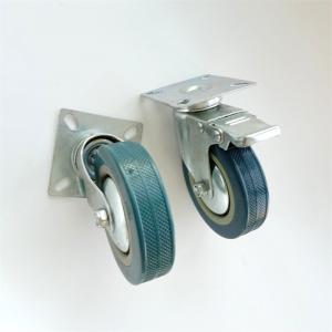 Buy cheap Side Lock Brake Type Heavy Duty Caster Wheels 1.25 Inch Wheel Width from wholesalers